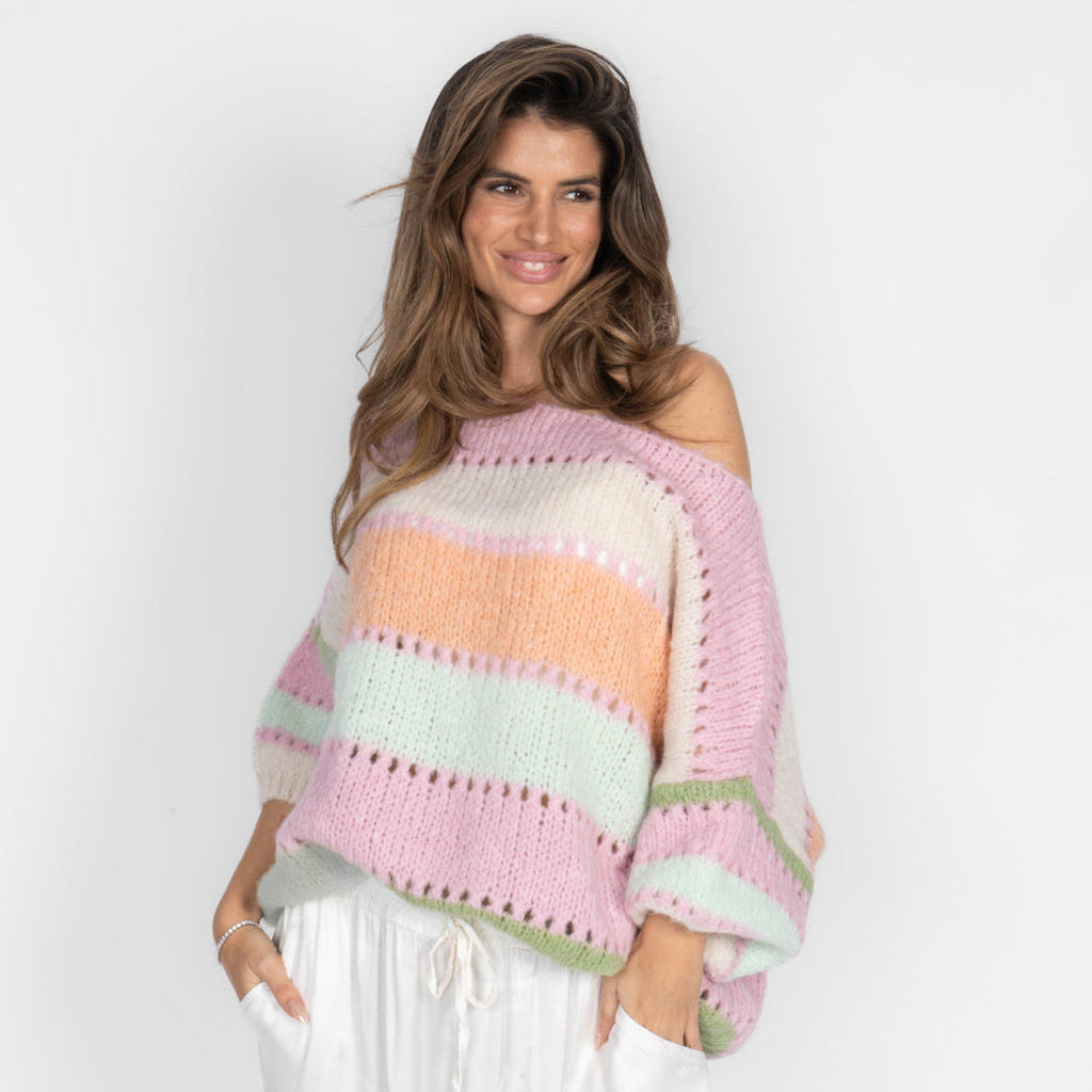 Pastell Stripe Pullover