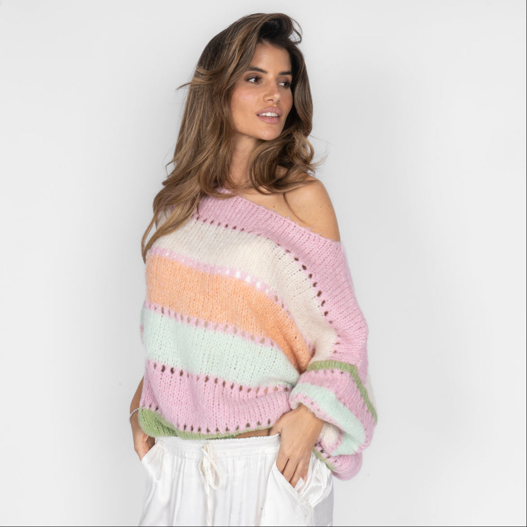 Pastell Stripe Pullover