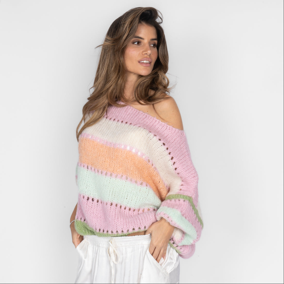 Pastell Stripe Pullover