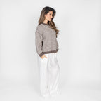 Soft Glow Stripe Pullover