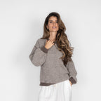 Soft Glow Stripe Pullover