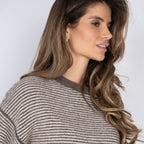 Soft Glow Stripe Pullover