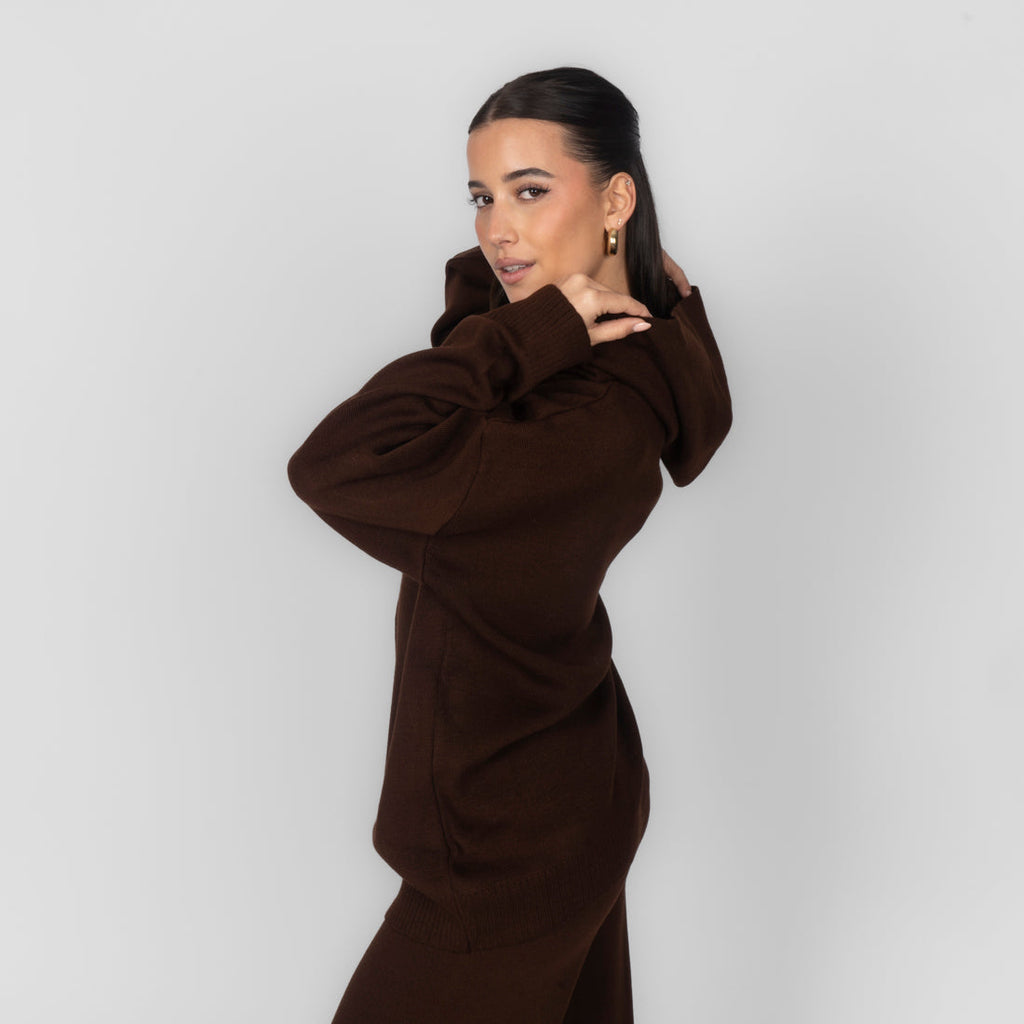 Cozy Strickjacke mit Zip