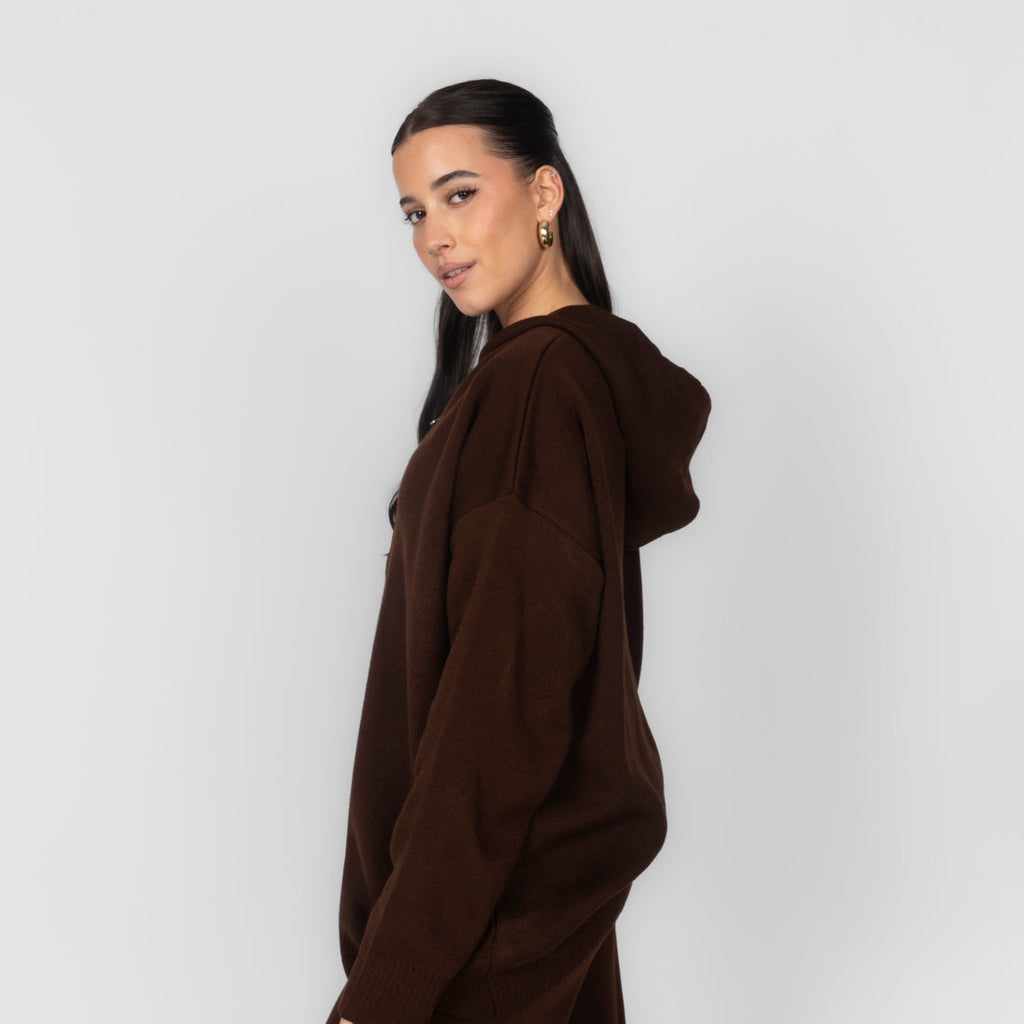 Cozy Strickset mit Zip