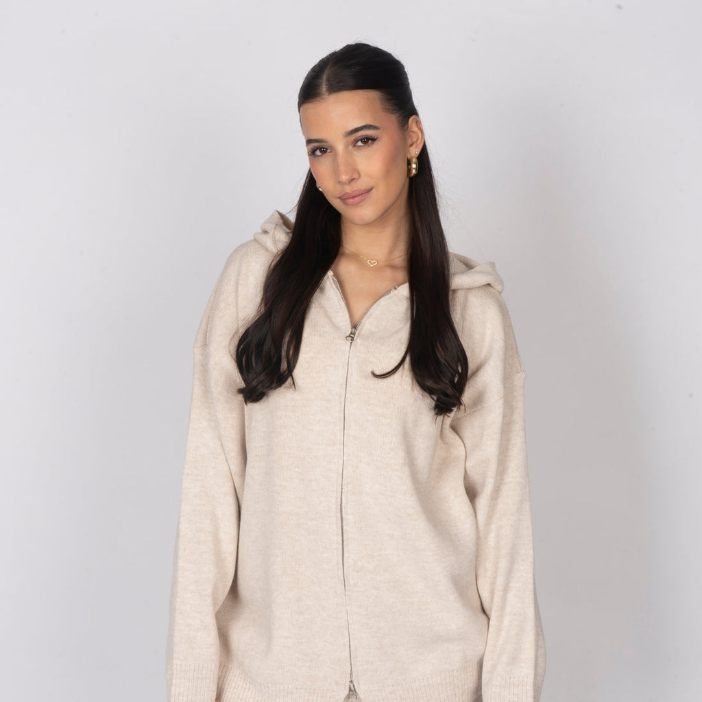 Cozy Strickjacke mit Zip