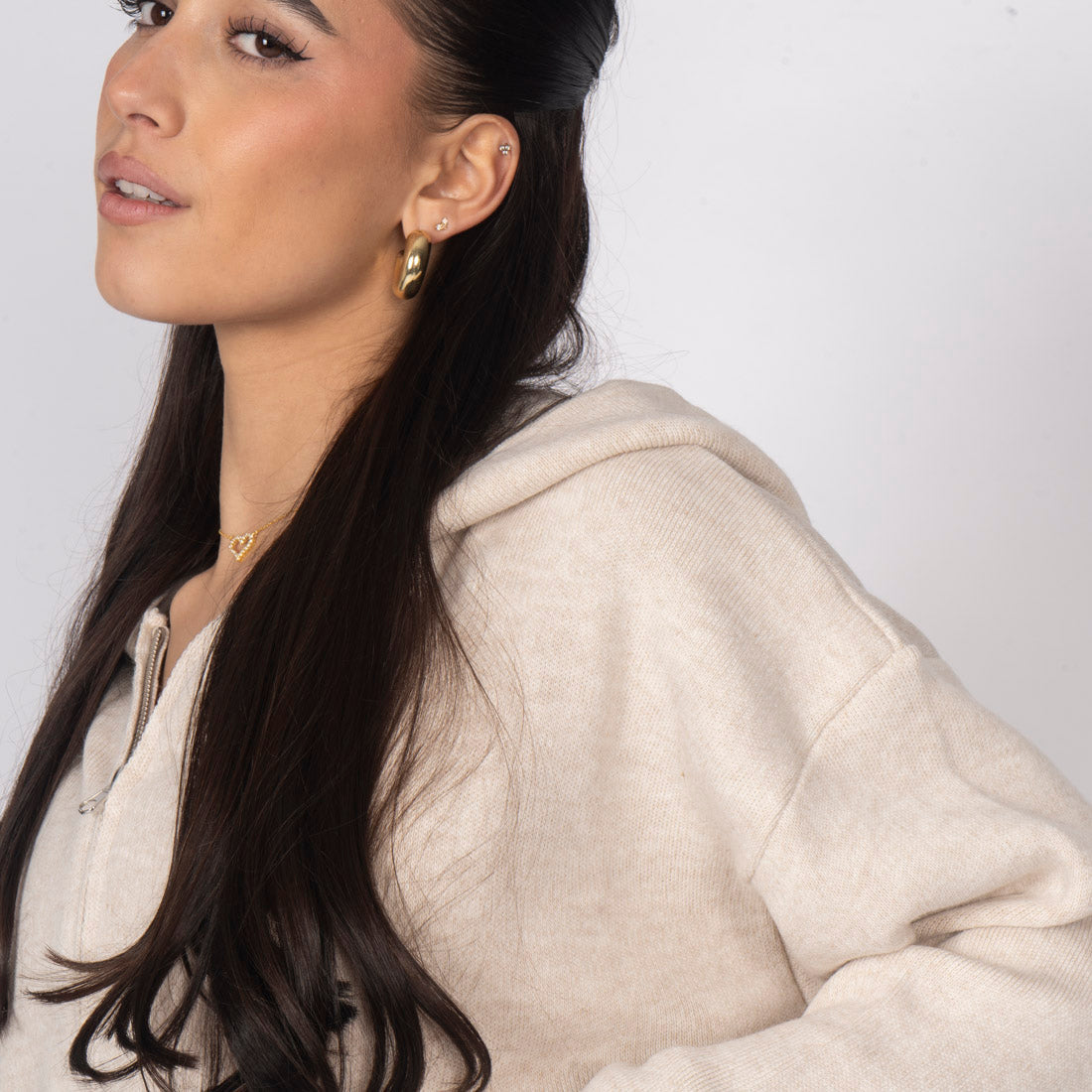 Cozy Strickjacke mit Zip
