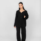 Cozy Strickset mit Zip