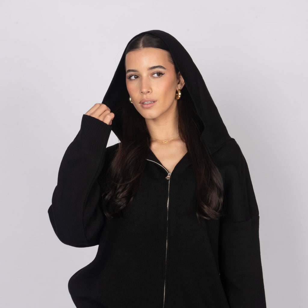 Cozy Strickjacke mit Zip