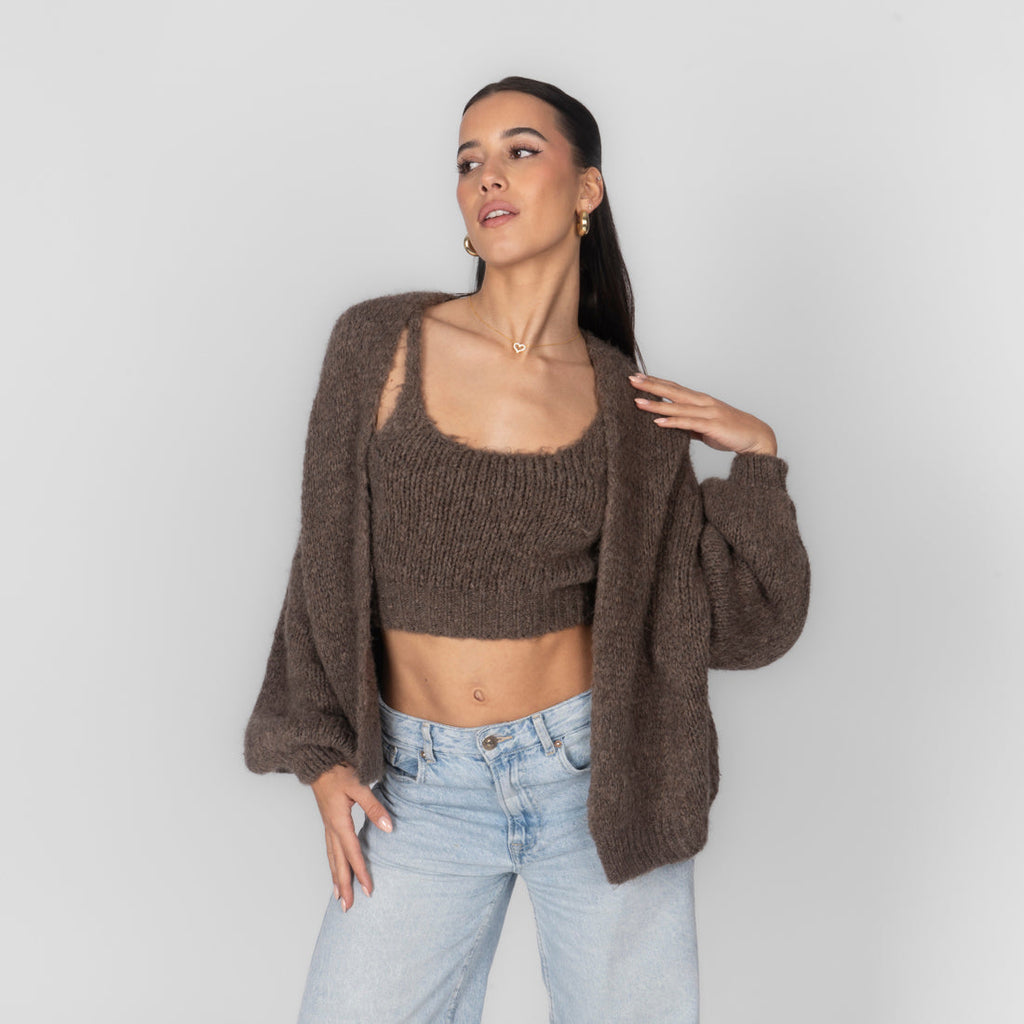 Cozy Strick-Zweiteiler