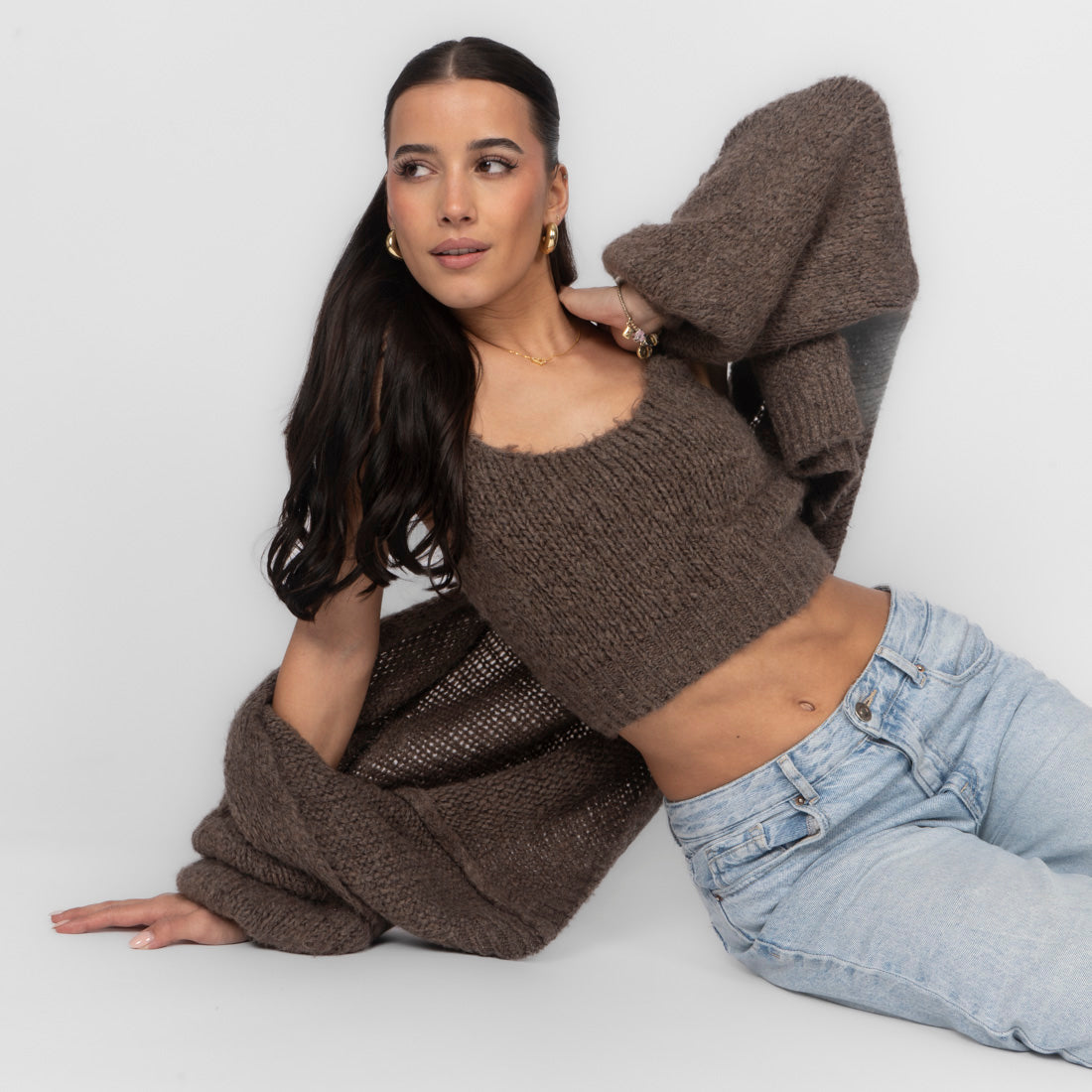 Cozy Strick-Zweiteiler