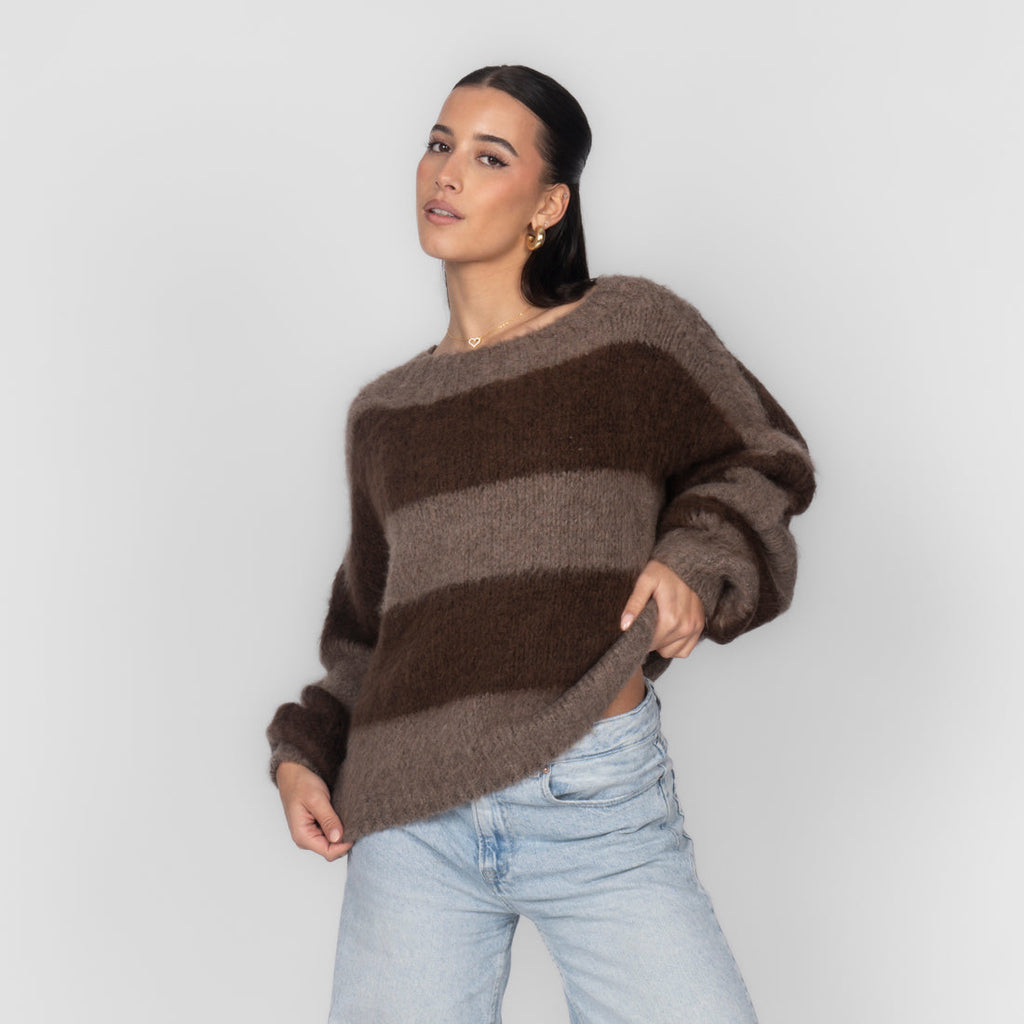 Ultra Soft Stripe Sweater