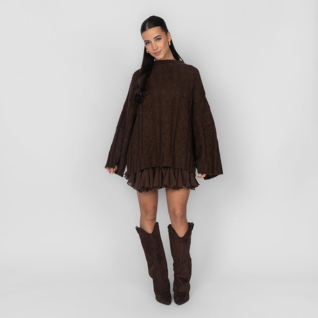Chunky Oversize Strickpullover