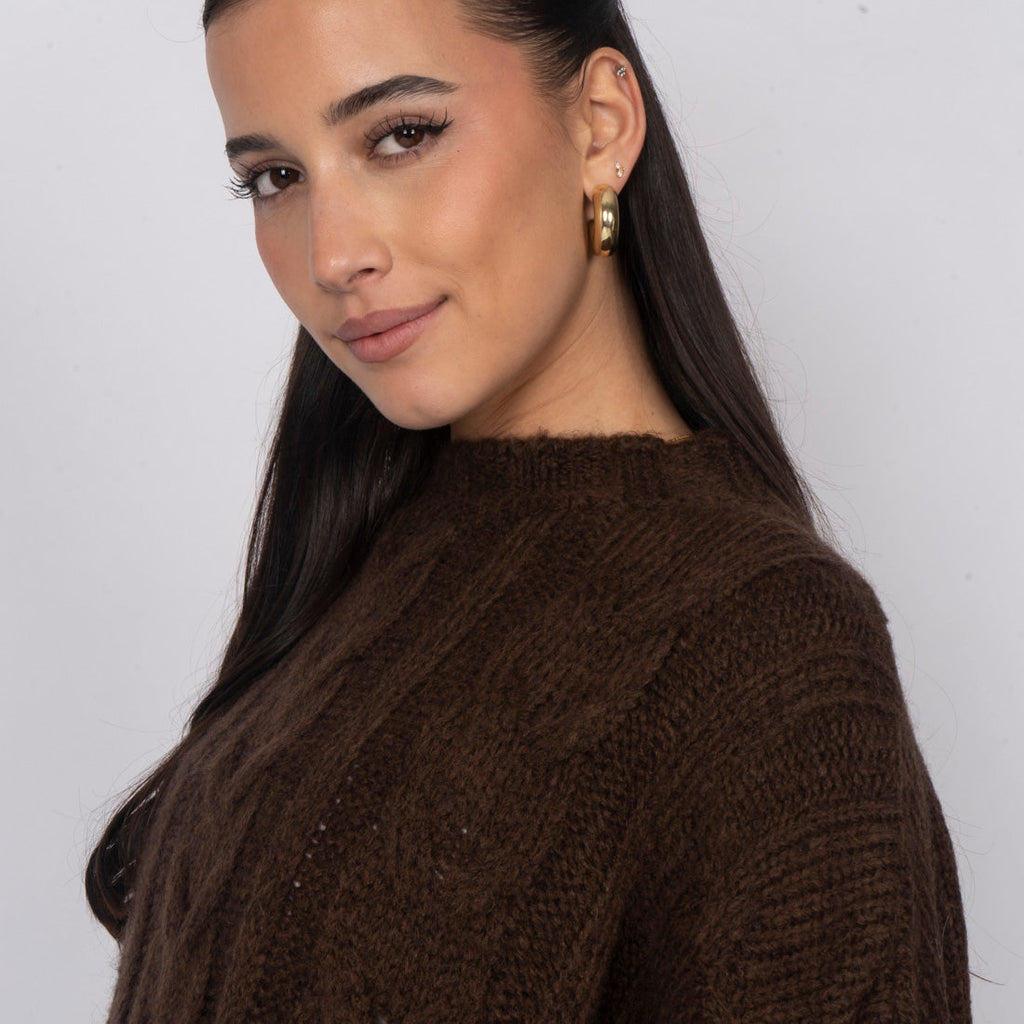 Chunky Oversize Strickpullover