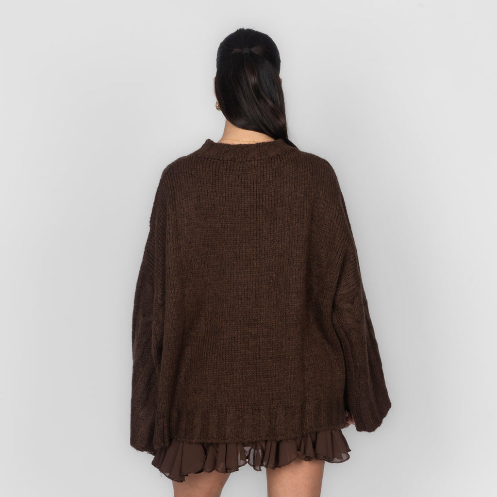 Chunky Oversize Strickpullover