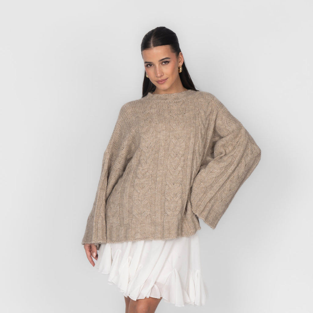 Chunky Oversize Strickpullover