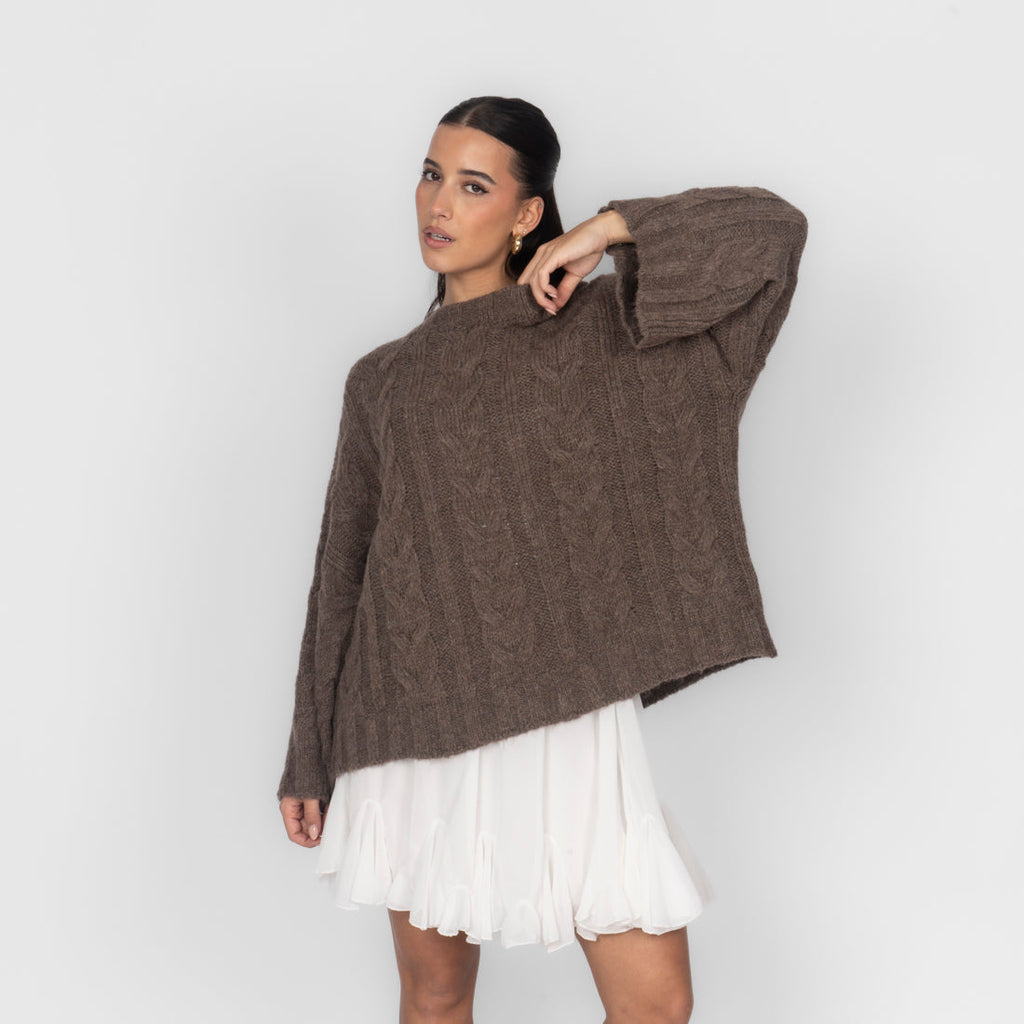 Chunky Oversize Strickpullover