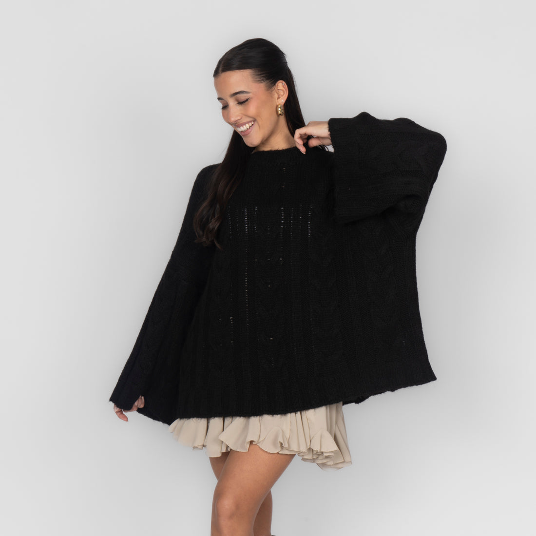 Chunky Oversize Strickpullover