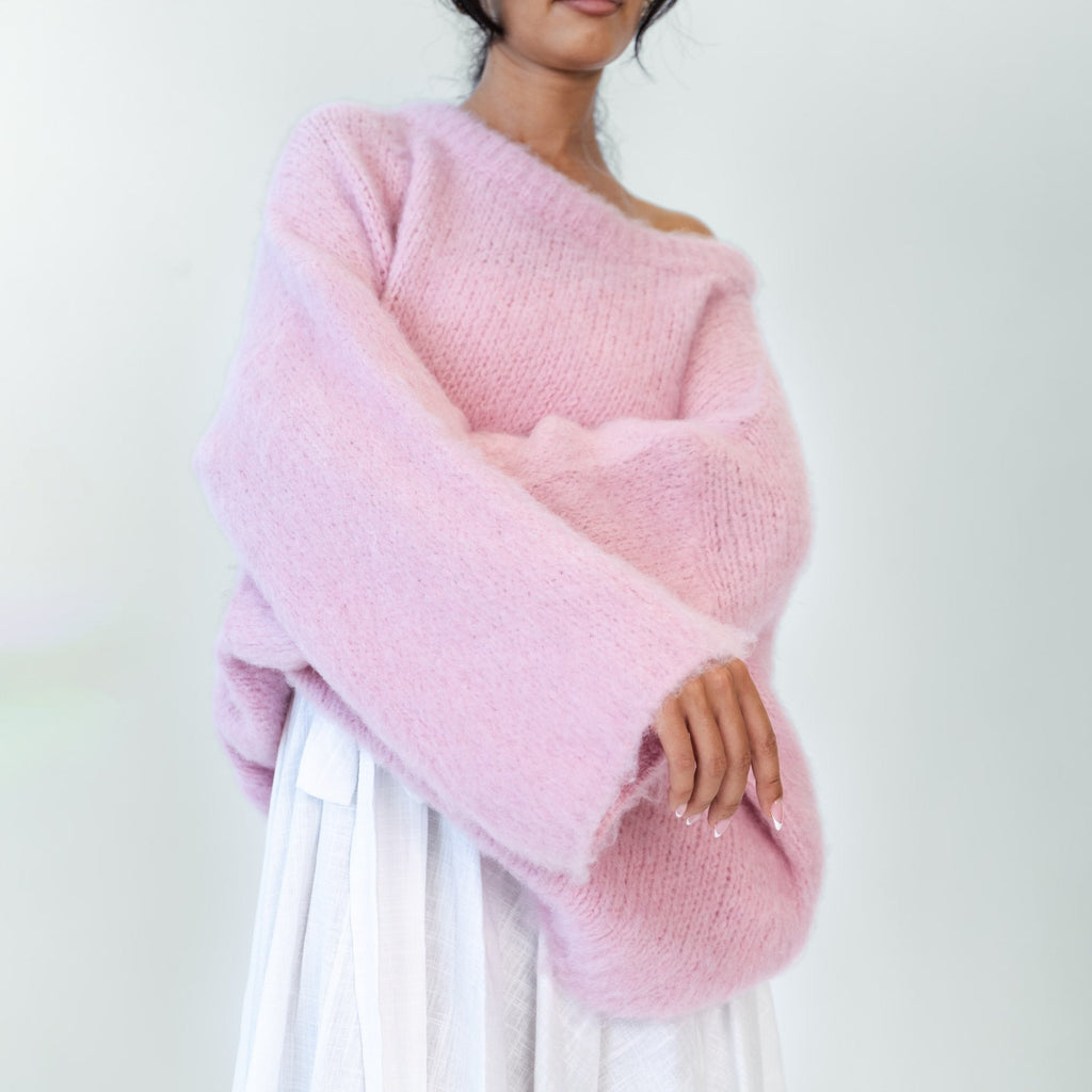 Ultra-Soft Off-Shoulder Knit