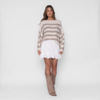 Fluffy Stripe Knit