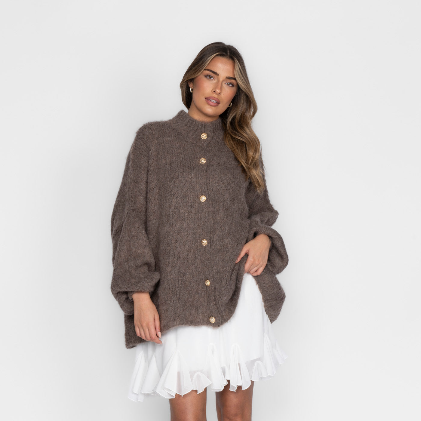 Ultra Softer Oversized Cardigan "CozyGlam"