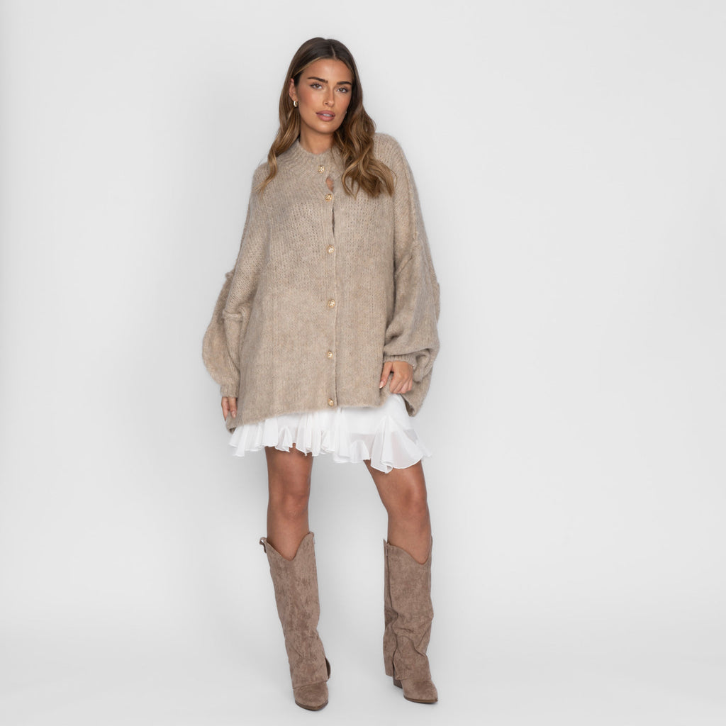 Ultra Softer Oversized Cardigan "CozyGlam"