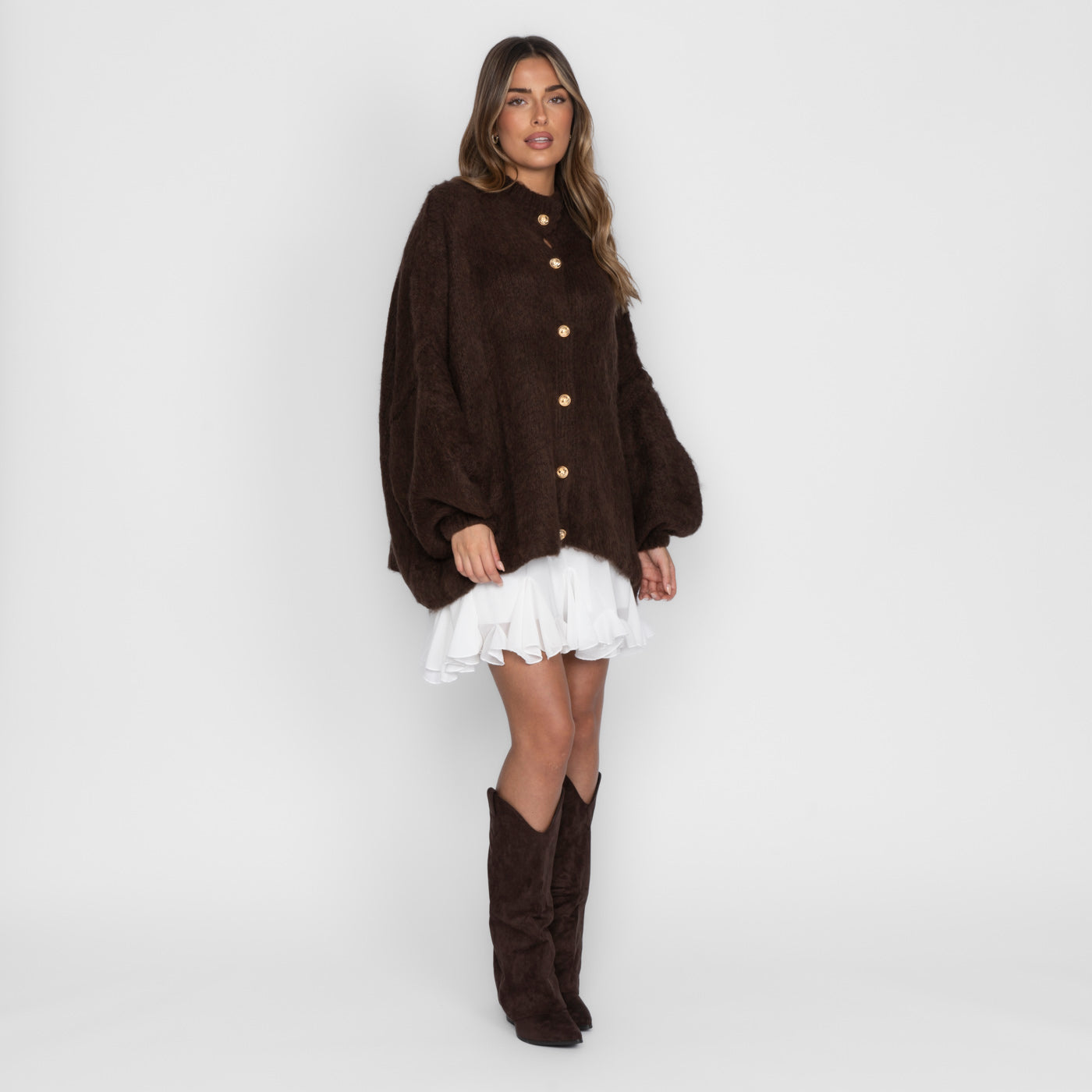 Ultra Softer Oversized Cardigan "CozyGlam"
