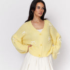 Oversize Mini Schleifen Cardigan