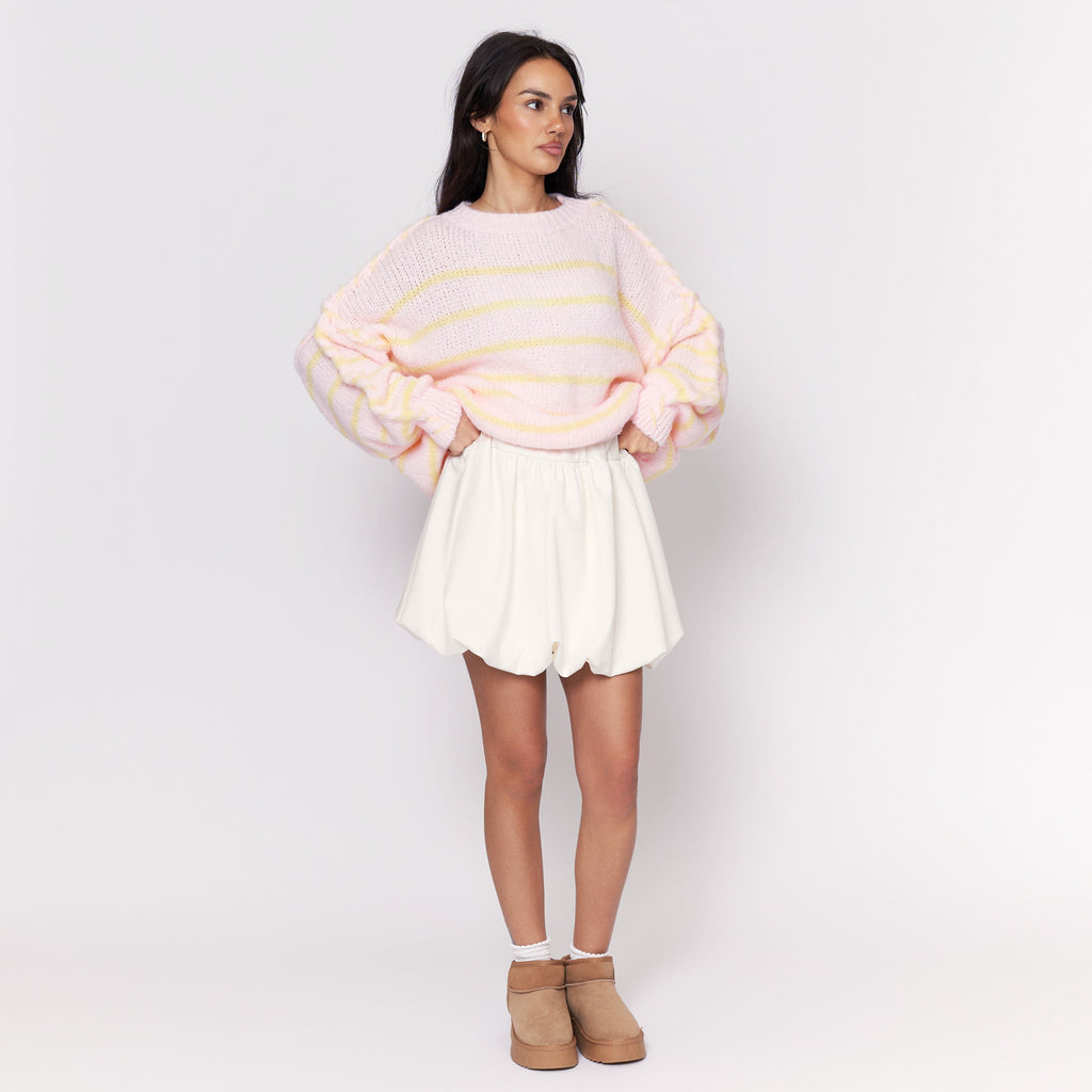Oversize Cozy Stripes Pullover