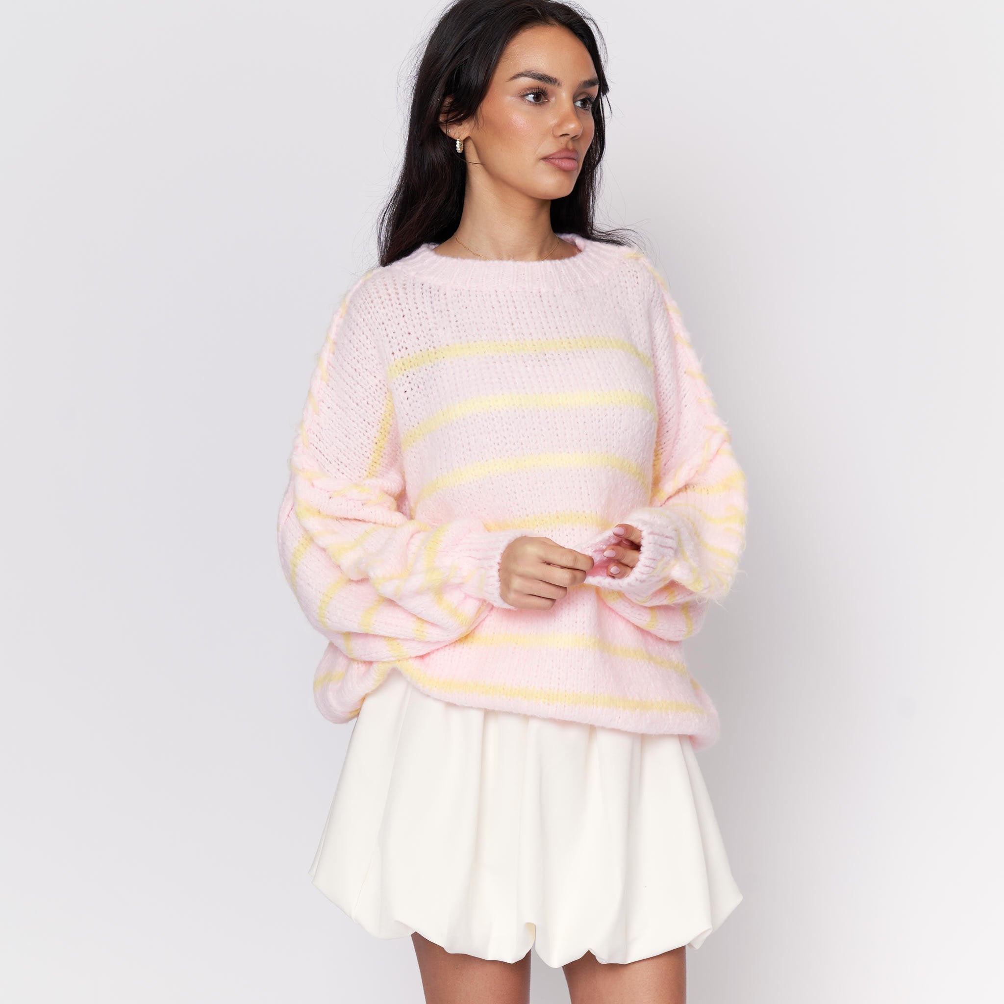 Oversize Cozy Stripes Pullover