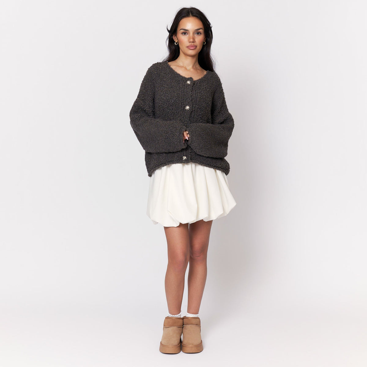 Cozy Bouclé Cardigan