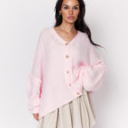CozyGlam Oversize V-Cardigan