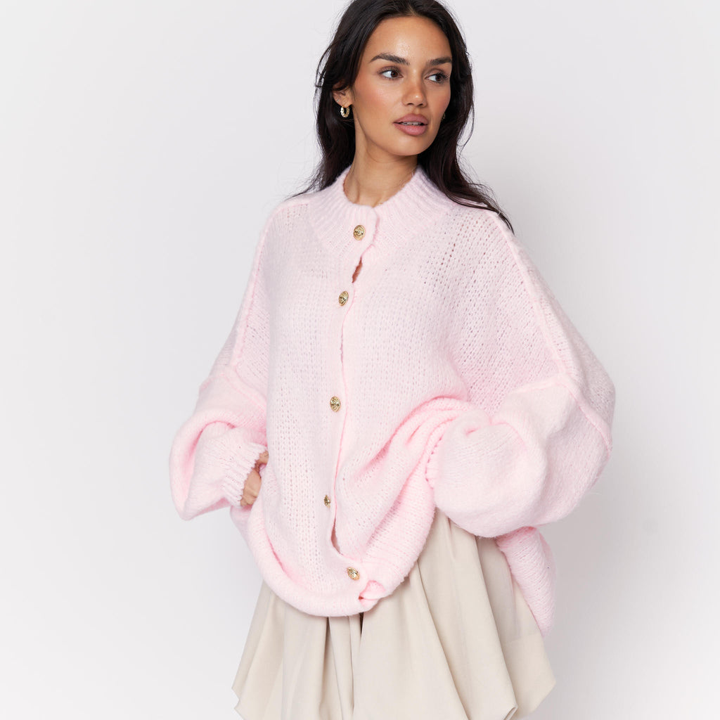 Limited Bundle Oversized Cardigan "CozyGlam" & Rock "Summer"