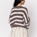 Fluffy Stripe Knit