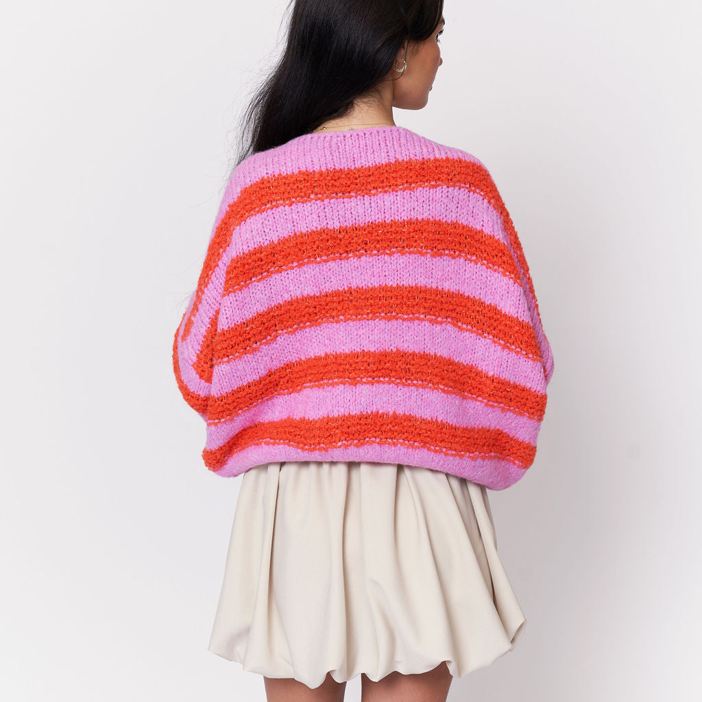 Fluffy Stripe Knit
