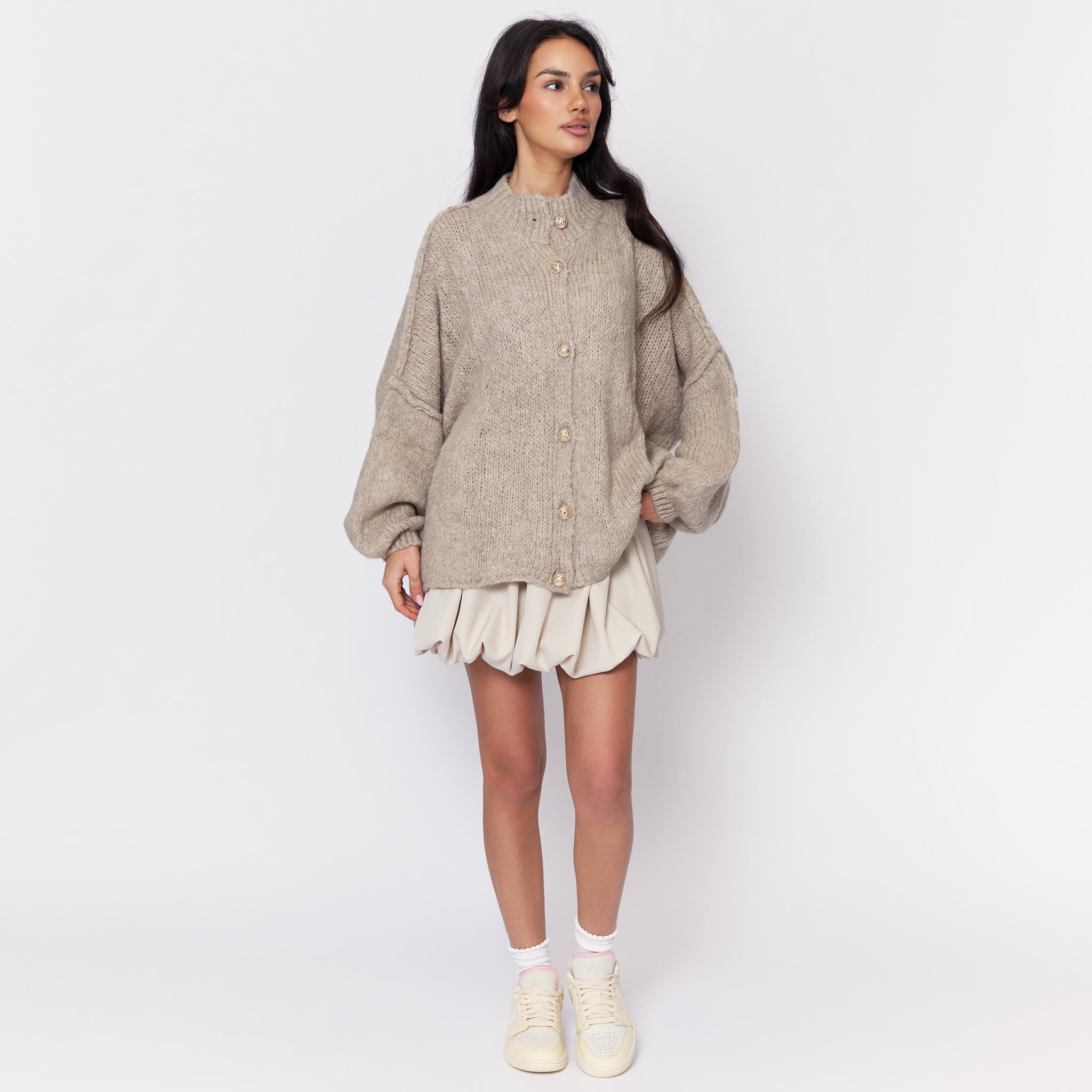 Limited Bundle Oversized Cardigan "CozyGlam" & Rock "Summer"