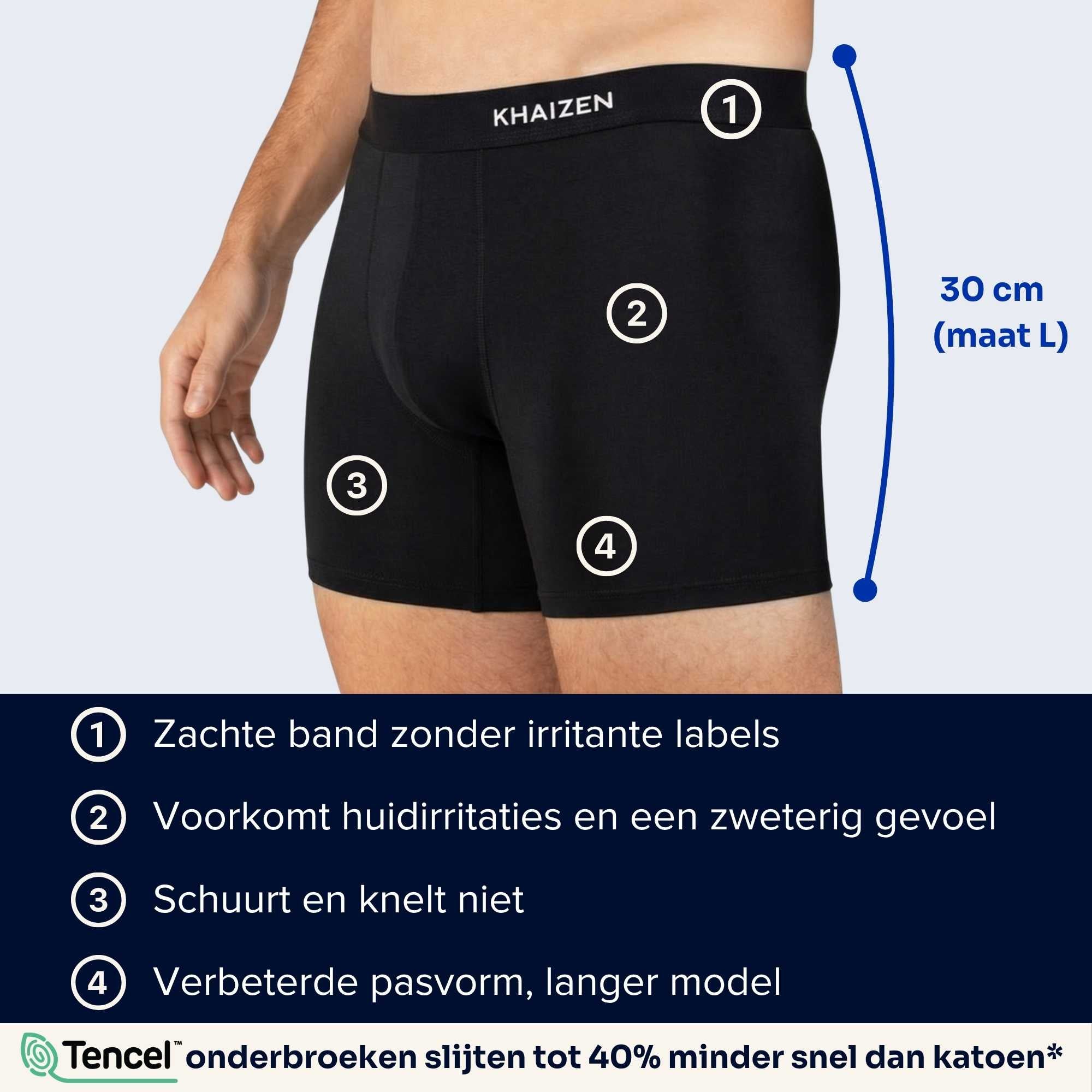 4 Stück zum Preis von 3 - TENCEL™ Boxershorts