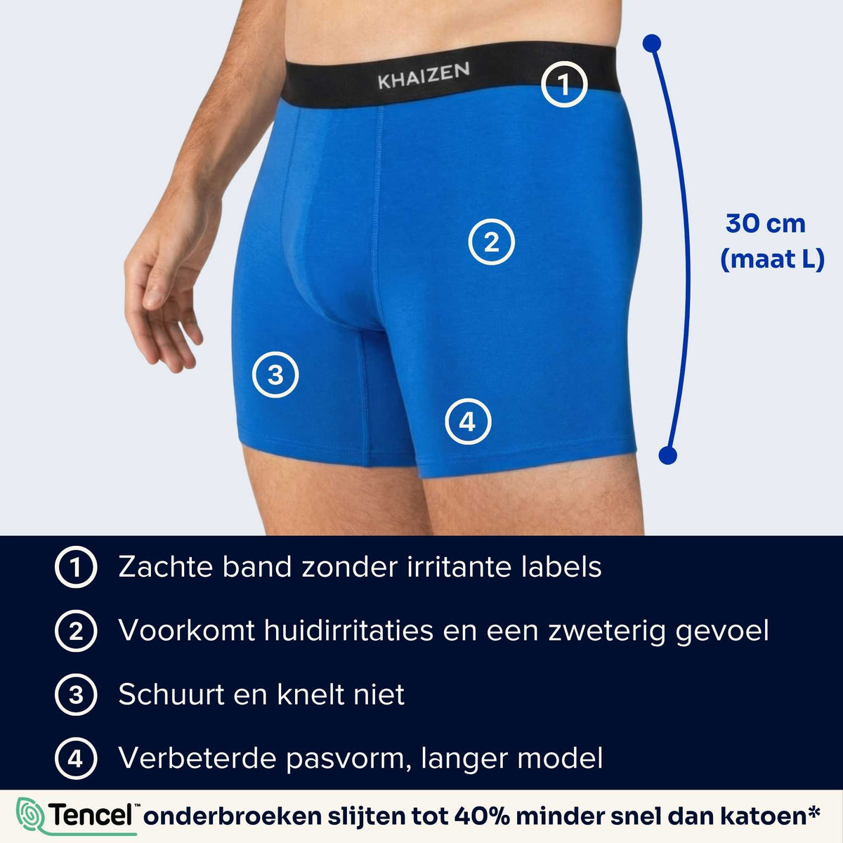 4 Stück zum Preis von 3 - TENCEL™ Boxershorts