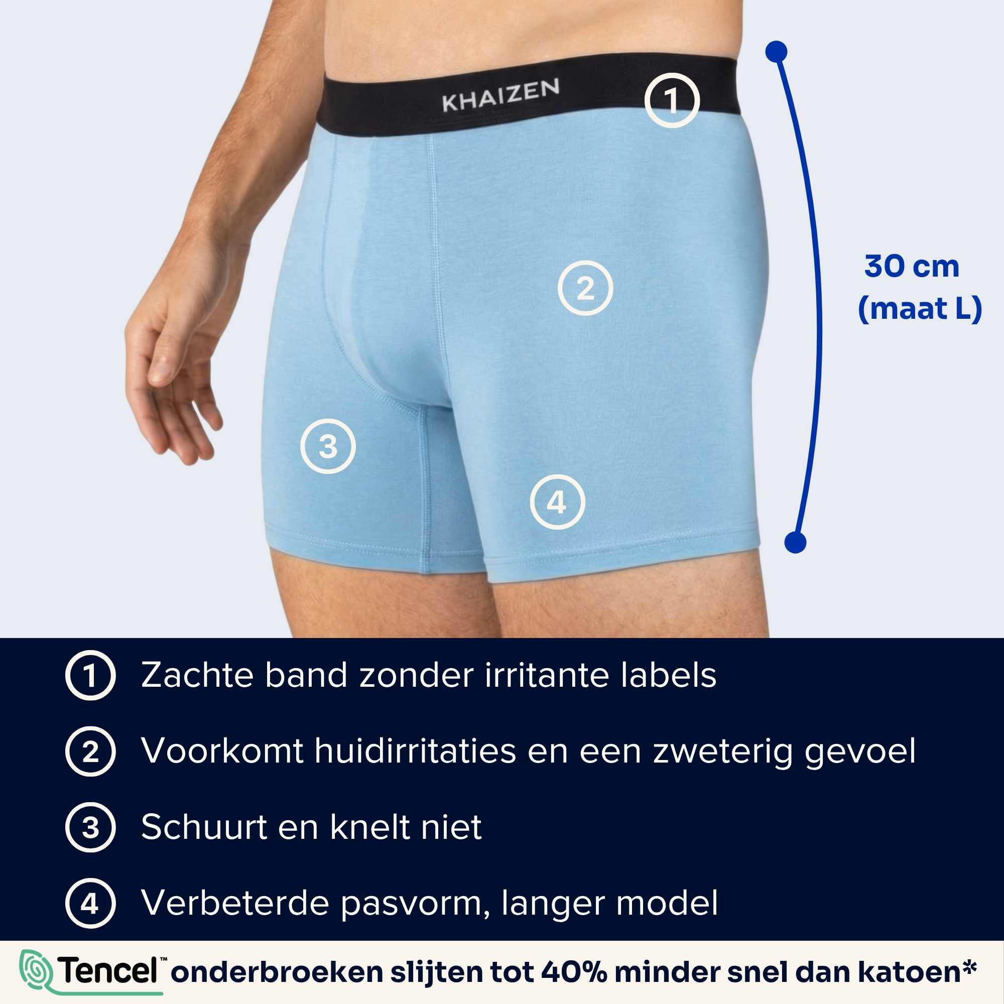 4 Stück zum Preis von 3 - TENCEL™ Boxershorts