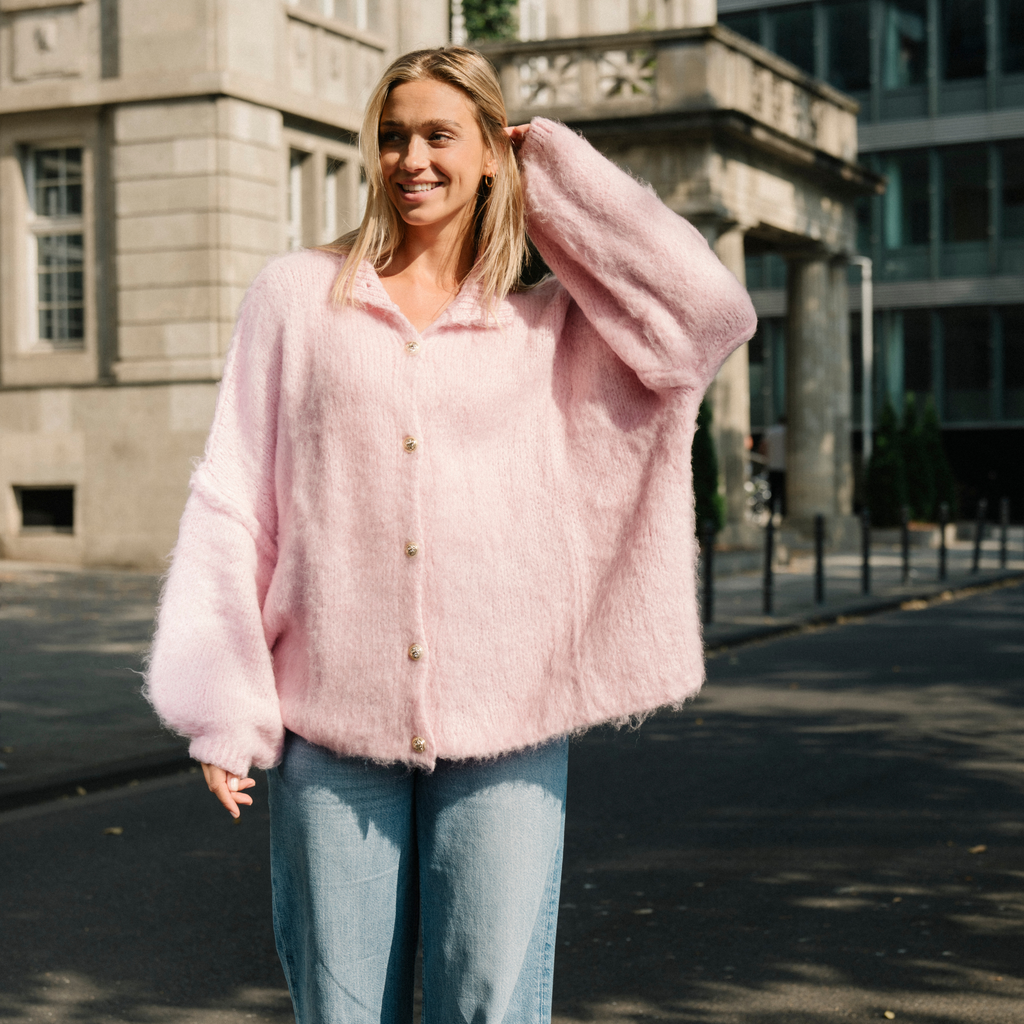 Ultra Softer Oversized Cardigan "CozyGlam"