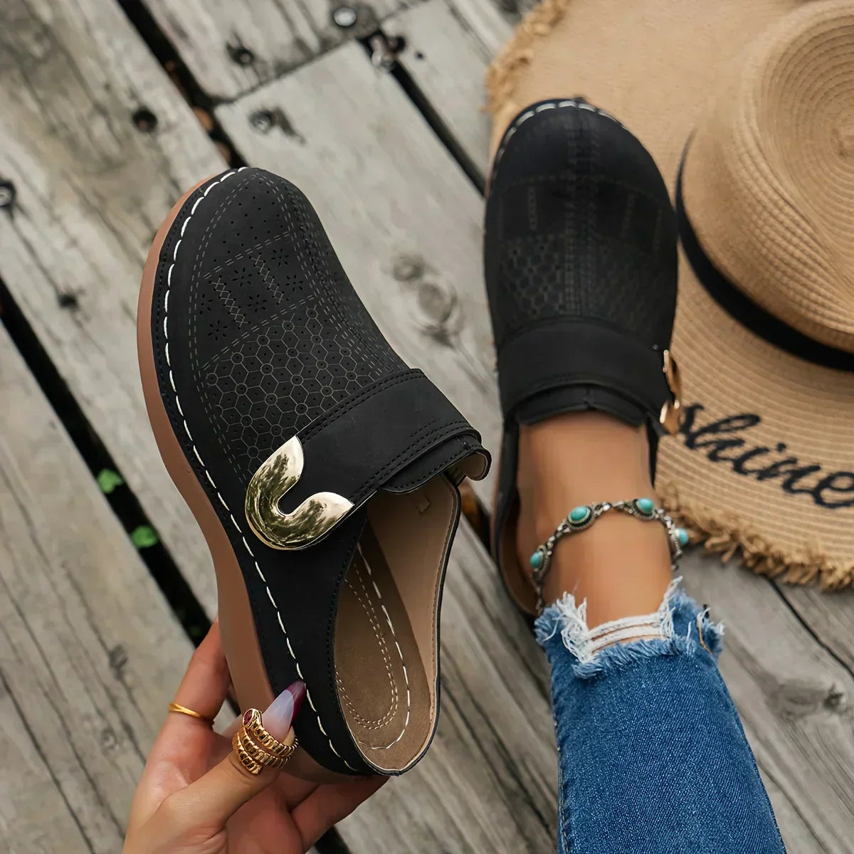 Marel - Chic Supportive Wedge Sandals