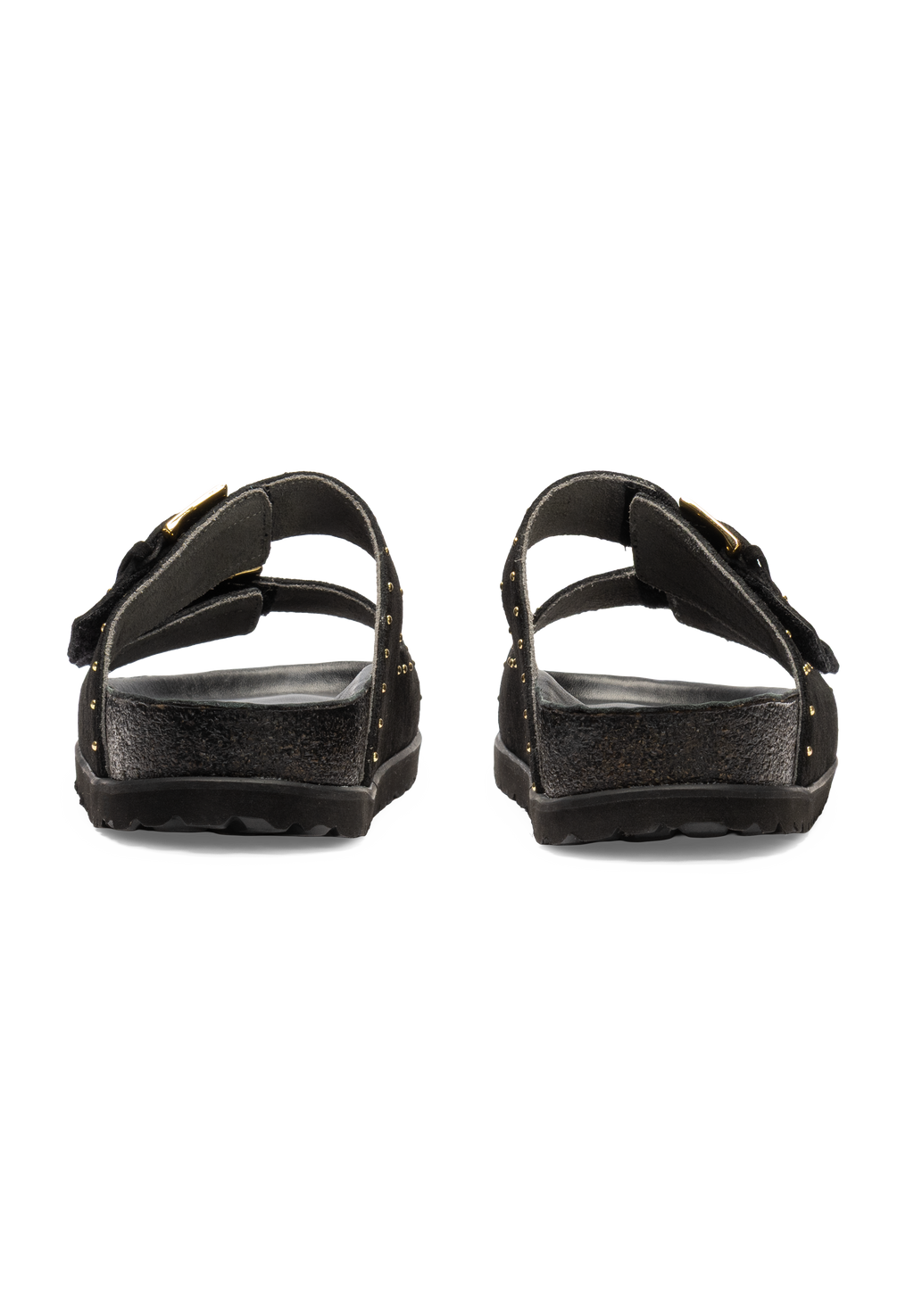 modische Pantolette Veloursleder