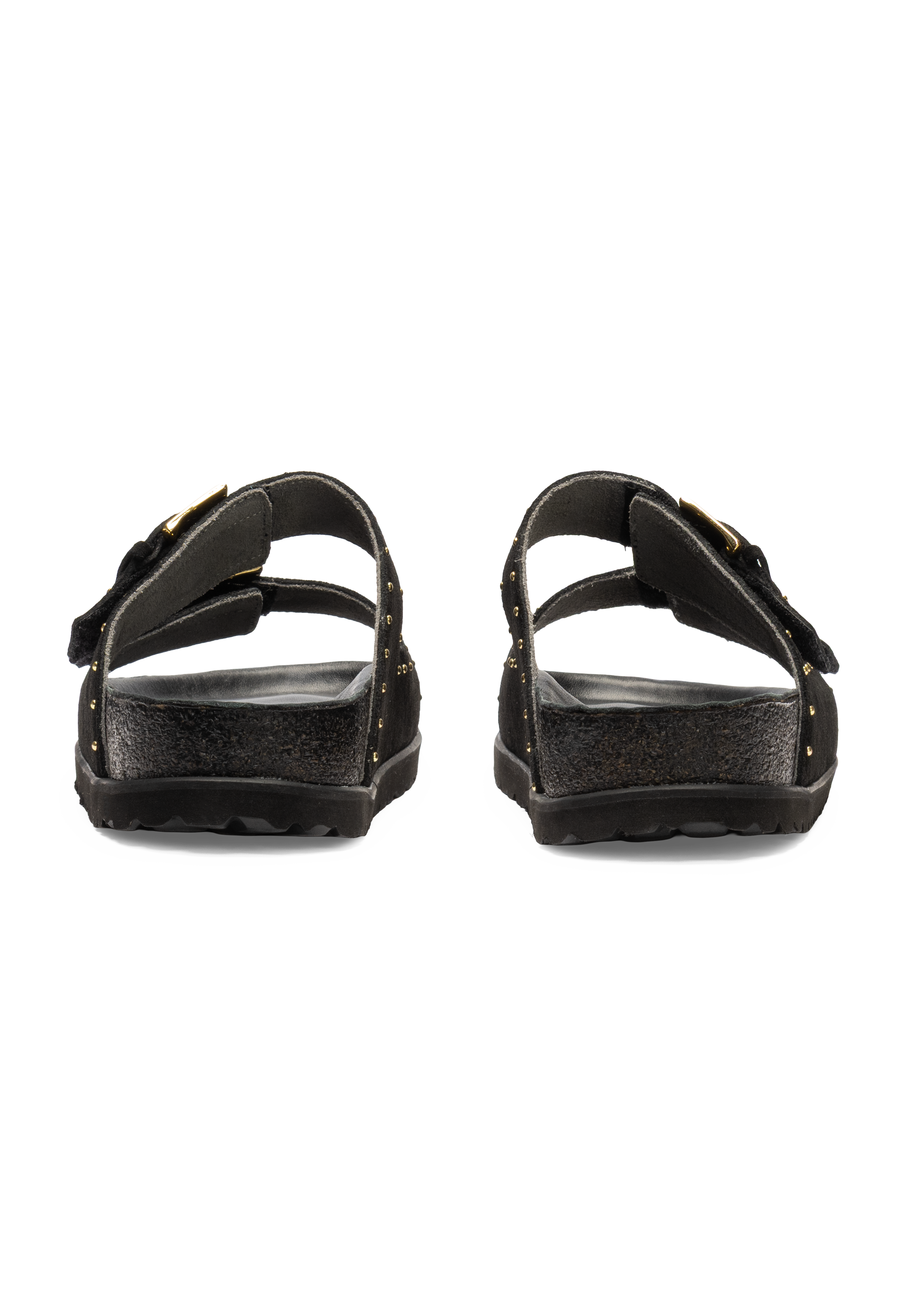 modische Pantolette Veloursleder