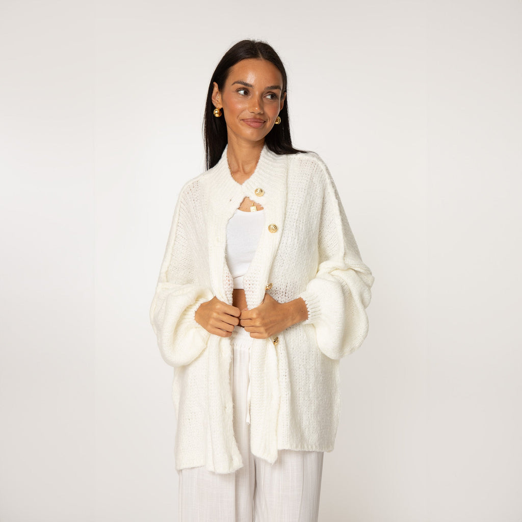 Limited Bundle Oversized Cardigan "CozyGlam" & Rock "Summer"