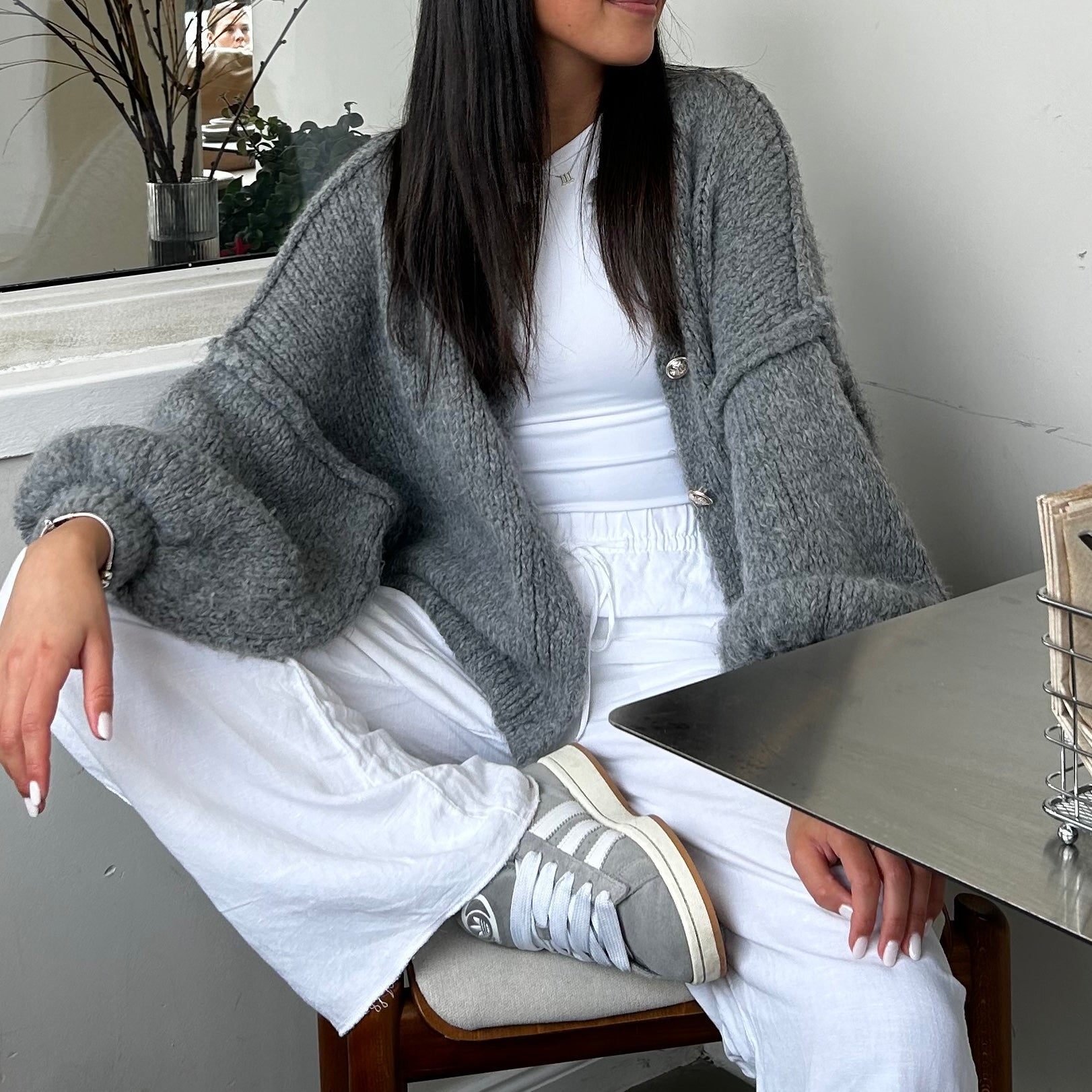 Limited Bundle Oversized Cardigan "CozyGlam" & Rock "Summer"