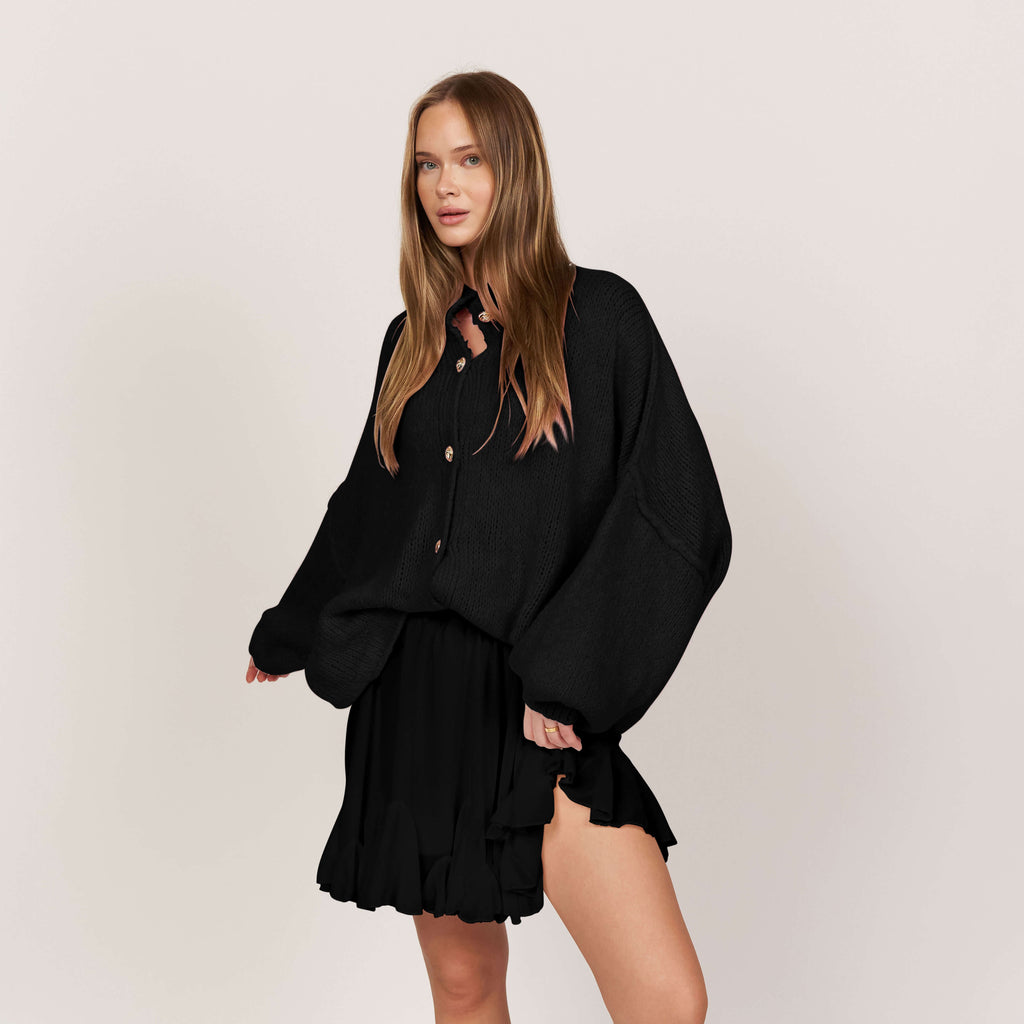 Limited Bundle Oversized Cardigan "CozyGlam" & Rock "Summer"