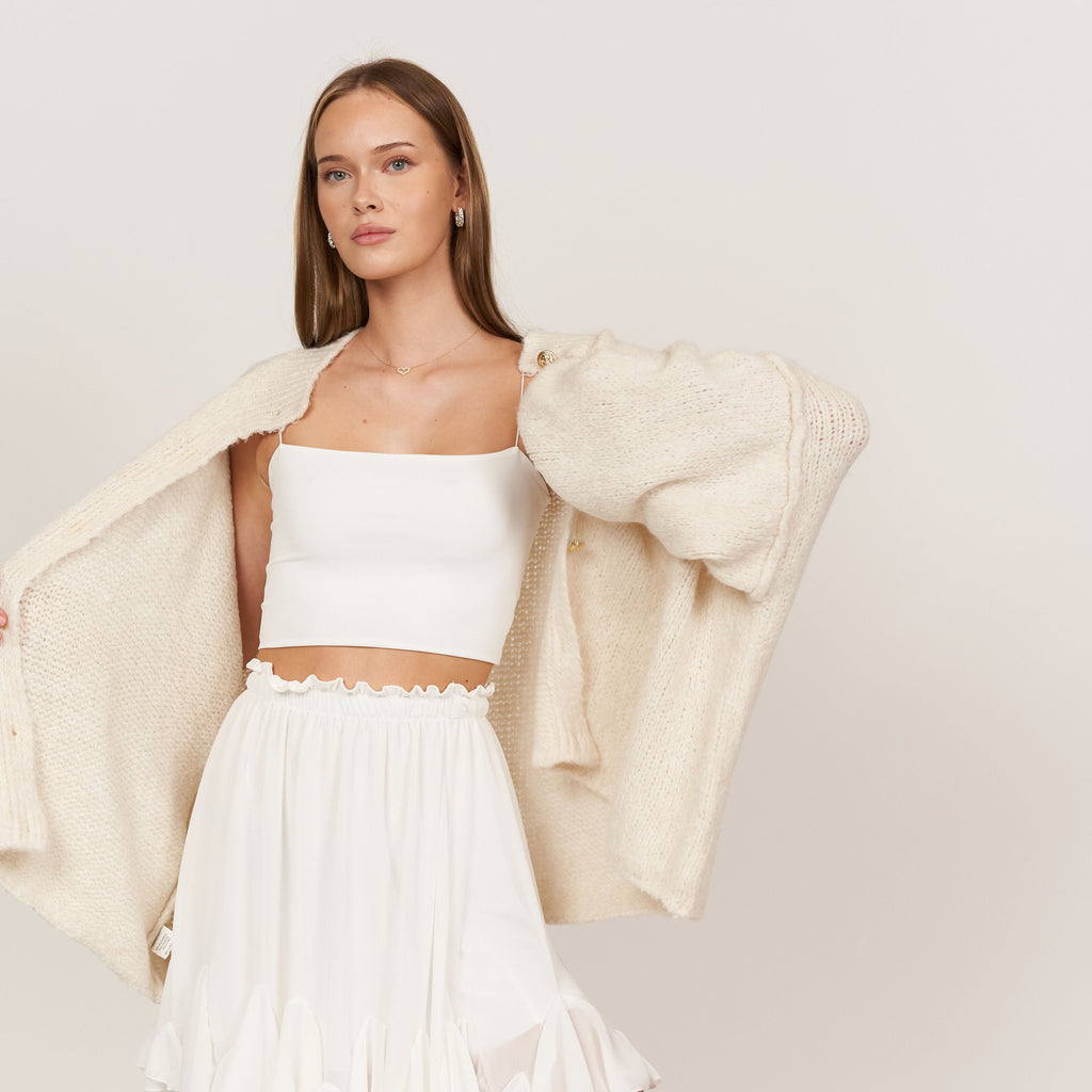 Limited Bundle Oversized Cardigan "CozyGlam" & Rock "Summer"