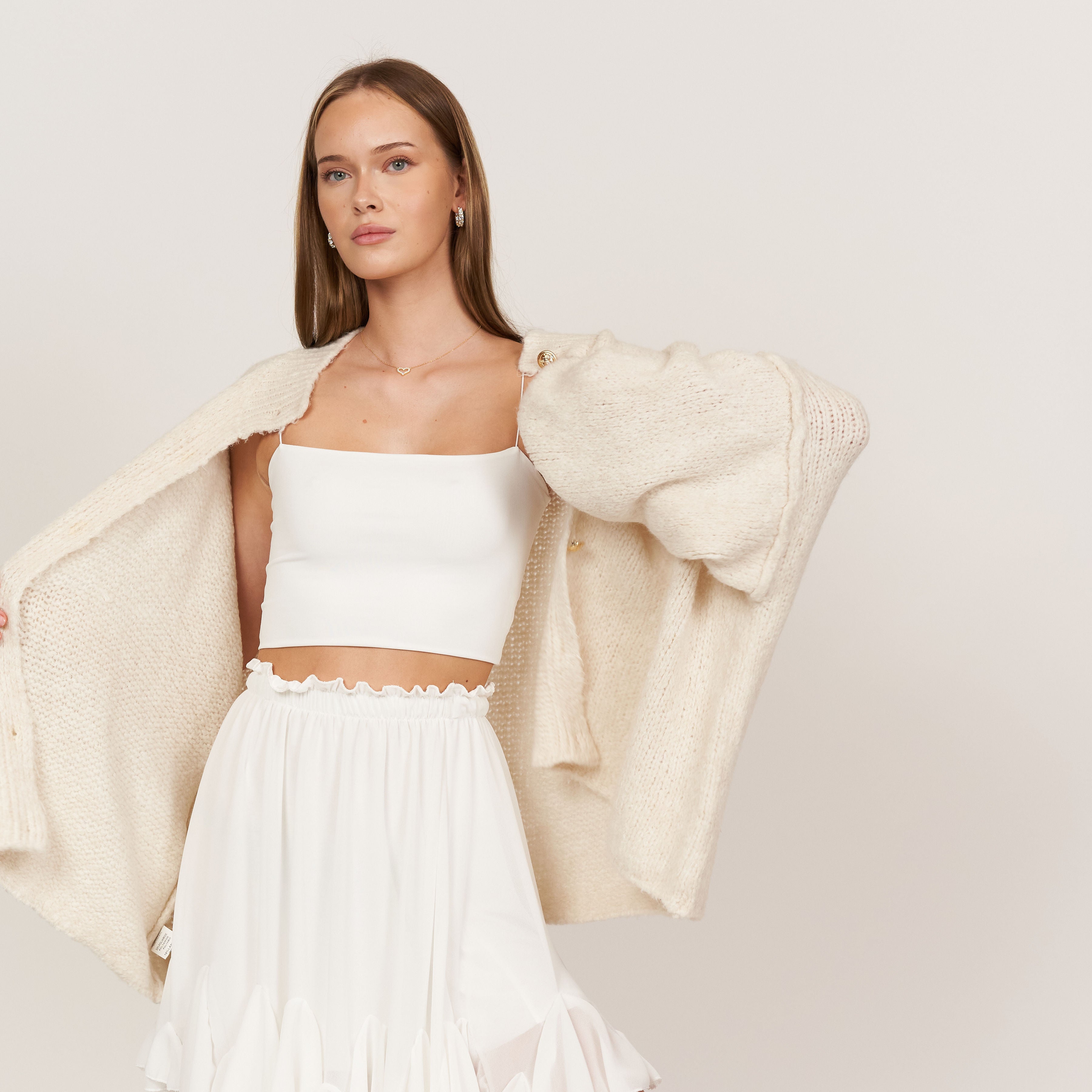 Limited Bundle Oversized Cardigan "CozyGlam" & Rock "Summer"