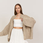 Limited Bundle Oversized Cardigan "CozyGlam" & Rock "Summer"