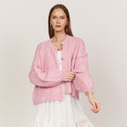 Oversized Cardigan Short "CozyGlam"