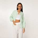 Oversized Cardigan Short "CozyGlam"